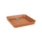 loft urban soucoupe carrée 28cm terre cuite